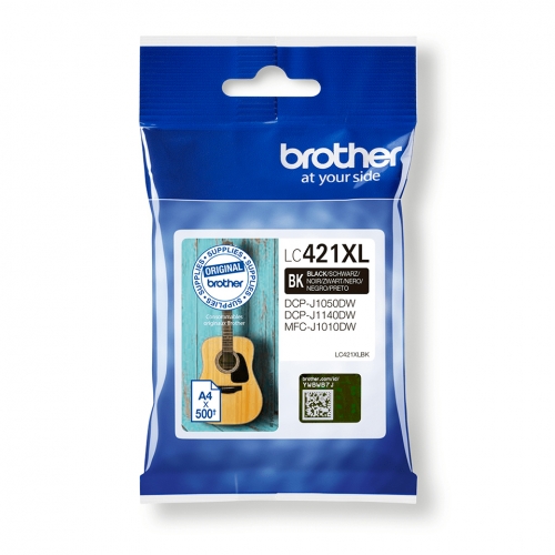 Tinteiro BROTHER LC421XLBK Preto - DCPJ1050DW | MFCJ1010DW