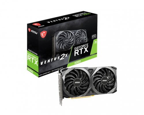 PLACA GRÁFICA MSI RTX 3060 VENTUS 2X OC 12GB GDDR6