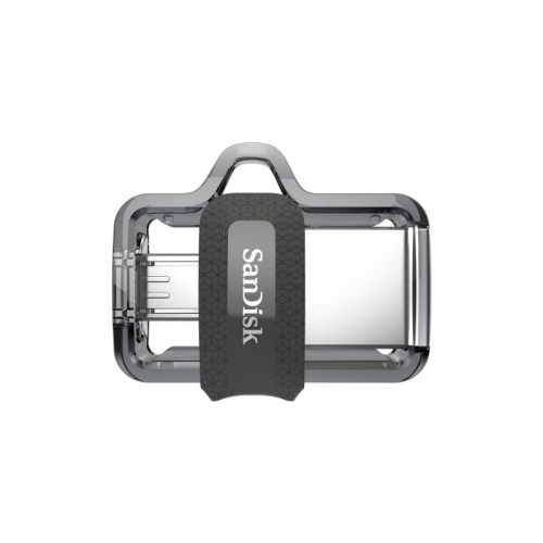 SanDisk Ultra Dual Drive m3.0 128GB USB 3.2 Preto/Prata - Unidade Flash USB