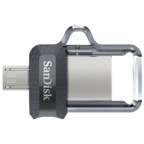 SanDisk Ultra Dual Drive m3.0 256GB USB 3.2 Preto/Prata - Unidade Flash USB
