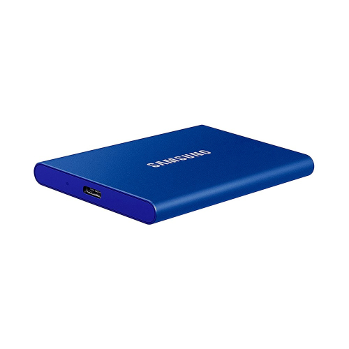 DISCO RÍGIDO SSD SAMSUNG 1TB PSSD T7 NVME EXTERNO AZUL