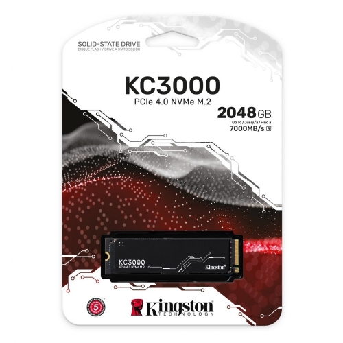 DISCO RIGIDO M2 SSD 2048GB KINGSTON KC3000 PCIE4.0 NVME