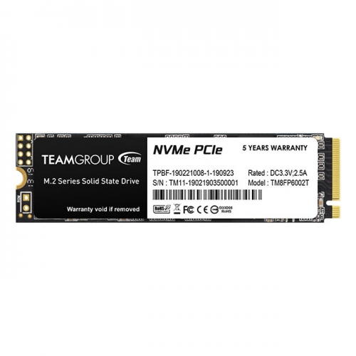 SSD M.2 PCIe NVMe Team Group 512GB MP33-1700R | 1400W-220 | 200K IOPS