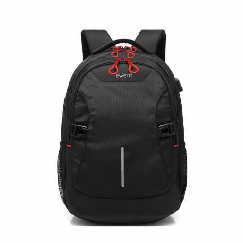 EWENT MOCHILA 15.6"COM PORTA USB BLACK | GREY
