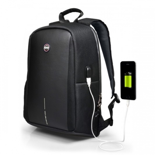 PORT MOCHILA CHICAGO EVO 15.6"USB BLACK