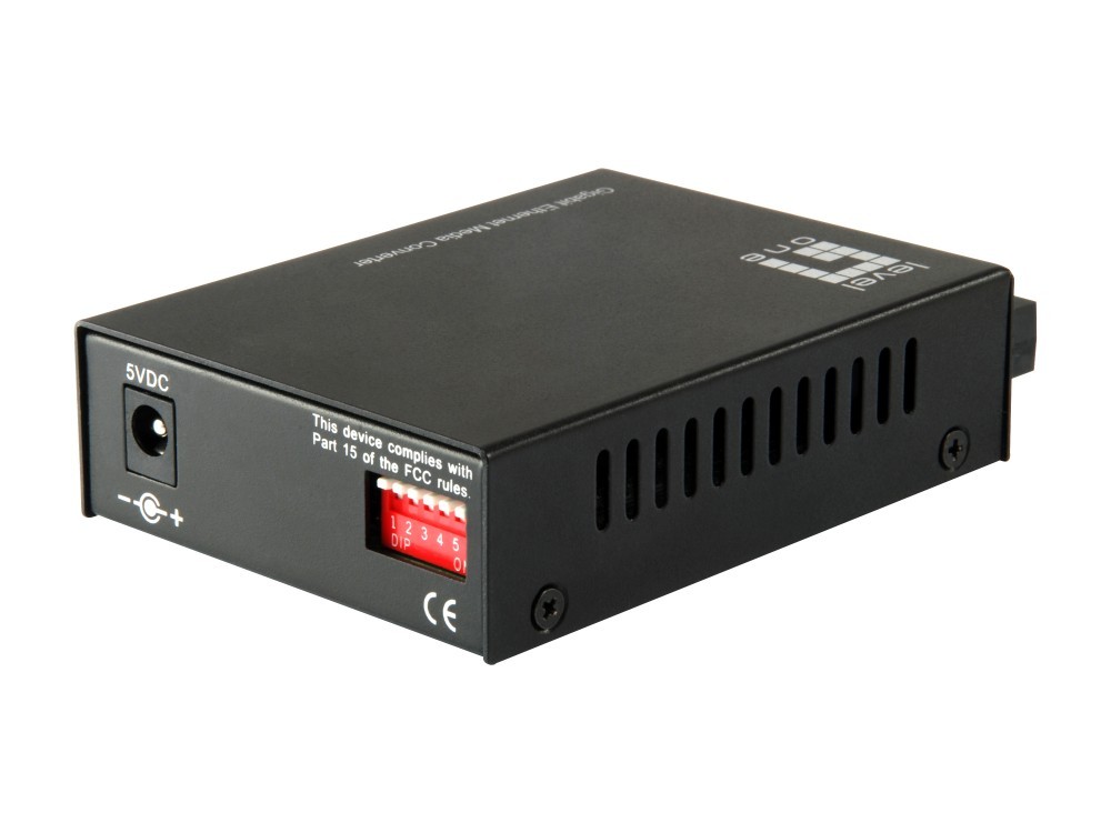 LEVELONE MEDIA CONVERTER RJ45 GIGABIT TO SC SM 20K