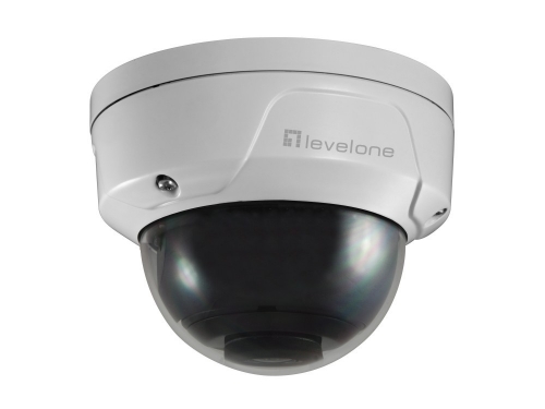 LEVELONE CAM FIXED DOME IP NETWORK 5MP H.265 | 264 802.3AF PoE