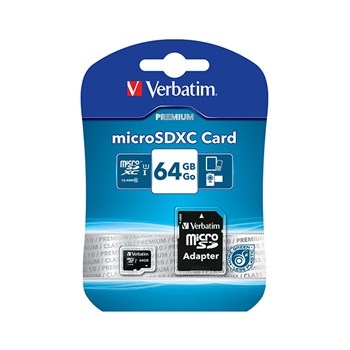 VERBATIM MICRO SDXC 64GB CLASS 10 C | ADAPTADOR