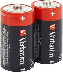 VERBATIM PILHAS ALCALINAS C LR14 2 UNIDS