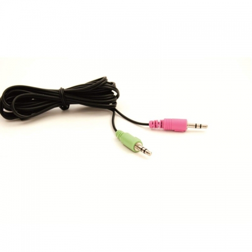 EWENT HEADSET COM MIC 2X JACKS 3.5"