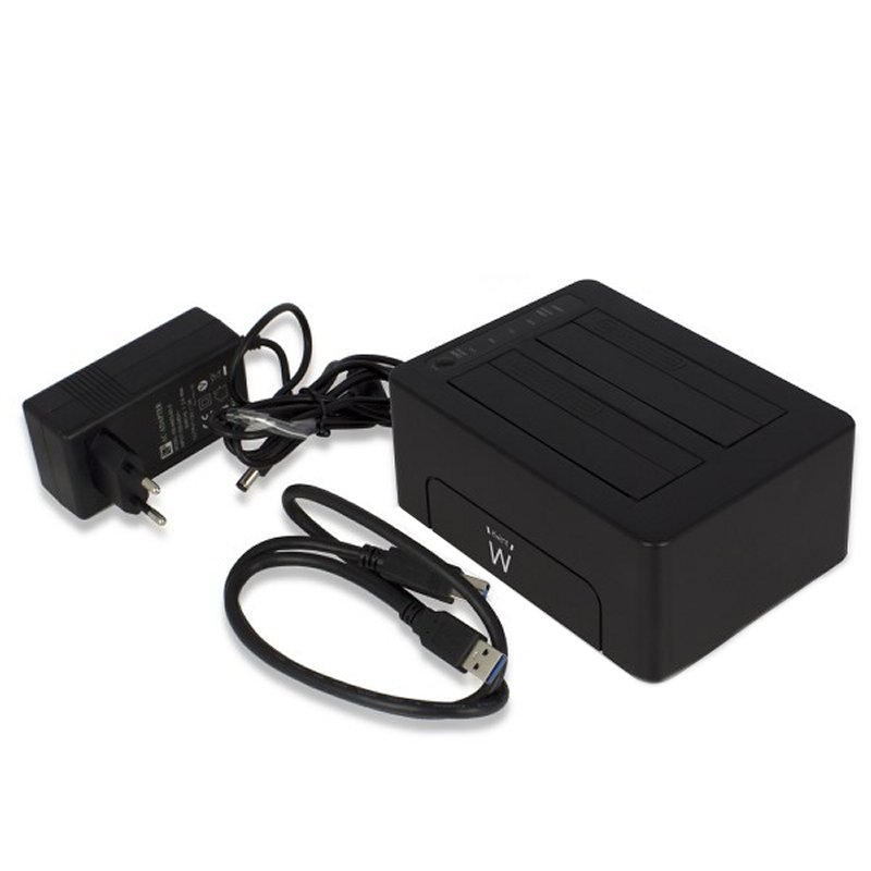 Ewent EW7014 Dock Station Dual 2.5"-3.5"USB 3.1