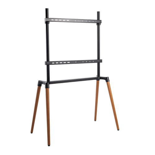 NEDIS Suporte Chão 60 - 75"/ ATE 40 kg / DESIGN ESCANDINAVO / Preto / FAIA
