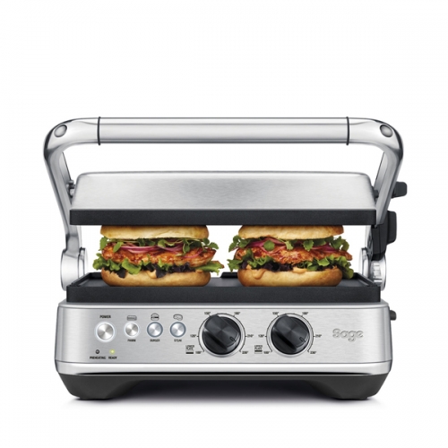 SAGE GRELHADOR THE BBQ &PRESS GRILL (BRUSHED STAINLESS STEEL)