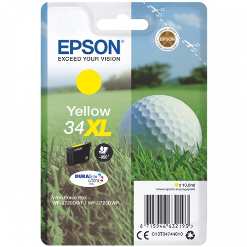EPSON TINTEIRO AMARELO 34XL PRO WF-3725DWF | WF-3720DWF