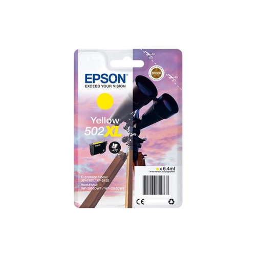EPSON TINTEIRO AMARELO 502XL XP5100 | 105 WF-2860DWF | 865DWF C | ALARME