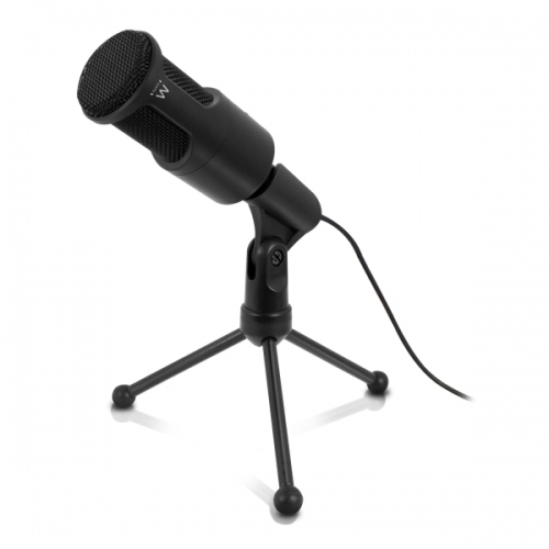 EWENT MICROFONE PROFISSIONAL NOISE CANCEL C/SUPORTE PRETO