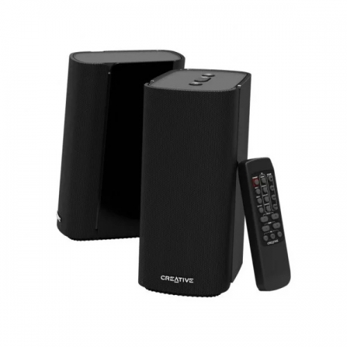 CREATIVE COLUNAS T100 WIRELESS OPTICAL INPUT | BLUETOOH 2.0 BLACK
