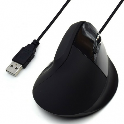 EWENT RATO VERTICAL ERGONOMICO 1800DPI 5 BUTTONS USB BLACK