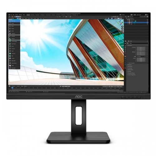 MONITOR AOC IPS 27"UHD 4K HDMI DP USB-C COLUNAS HAS PIVOT U27P2CA