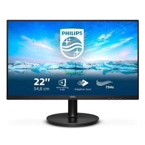 MONITOR PHILIPS VA 22"(21.5) 16:9 FHD VGA HDMI DP COLUNAS 222V8LA/00
