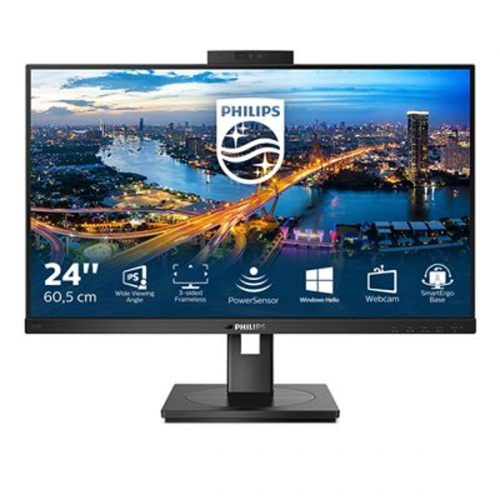 MONITOR PHILIPS IPS 24"(23.8) HDMI USB-C DOCKING COLUNAS WEBCA AJUSTE 243B1JH | 00
