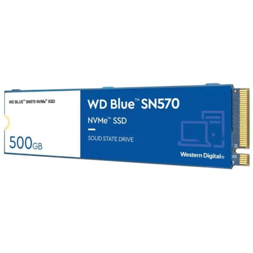 DISCO RÍGIDO M2 SSD 500GB PCIE3 WD BLUE SN570 NVME