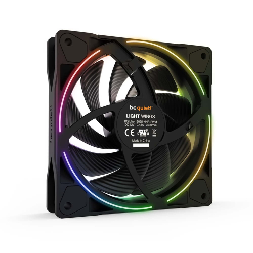 VENTILADOR 120X120 BEQUIET LIGHT WINGS HIGH SPEED