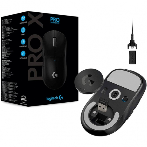 RATO GAMING SEM FIOS PRO X SUPERLIGHT PRETO
