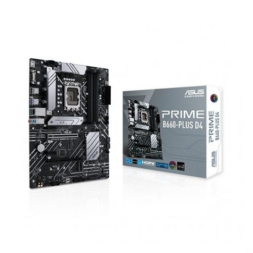 MB ASUS PRIME B660-PLUS D4,SK LGA1700 4DDR4 VGA/HDMI/DP ATX