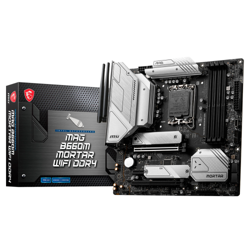 MOTHERBOARD M-ATX MSI 1700 MAG B660M MORTAR WIFI DDR4