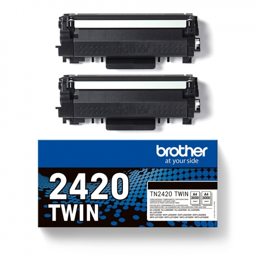 BROTHER Toner Preto PACK DE 2 TN2420