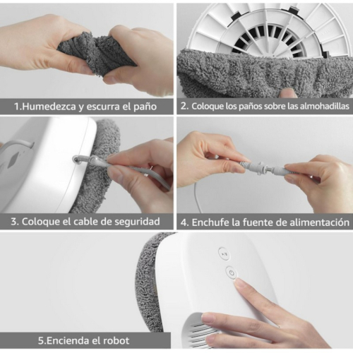 Robô Limpa Vidros HUTT DDC55 Branco
