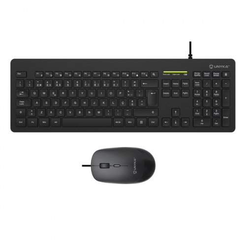 UNYKA TECLADO &RATO MK288 PRO RF2.4 NANO BLACK PT