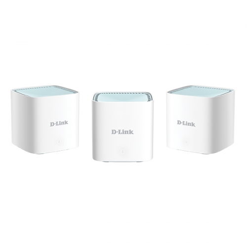 D-Link Eagle Pro AI Sistema WiFi Mesh WiFi 6 AX1500 Dual Band - 3 Unidades - MU-MIMO,OFDMA e BSS