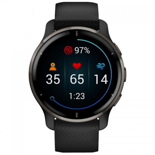 Garmin Venu 2 Plus Preto Ardósia - Relógio inteligente
