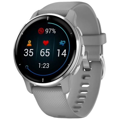 Garmin Venu 2 Plus Cinzento Prata - Relógio inteligente