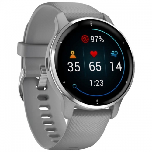 Garmin Venu 2 Plus Cinzento Prata - Relógio inteligente