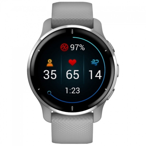 Garmin Venu 2 Plus Cinzento Prata - Relógio inteligente