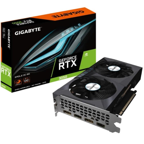 PLACA GRÁFICA GIGABYTE RTX 3050 EAGLE OC 8GB GDDR6