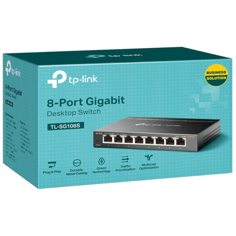 TP-LINK SWITCH DESKTOP 8-PORT 10/100/1000MBPS