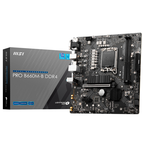 MOTHERBOARD M-ATX MSI 1700 PRO B660M-B DDR4