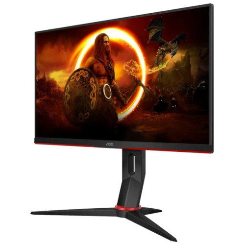 MONITOR AOC VA 24"FHD 4MS 165HZ VGA HDMI DP USB COLUNAS HAS 24G2SPU/BK