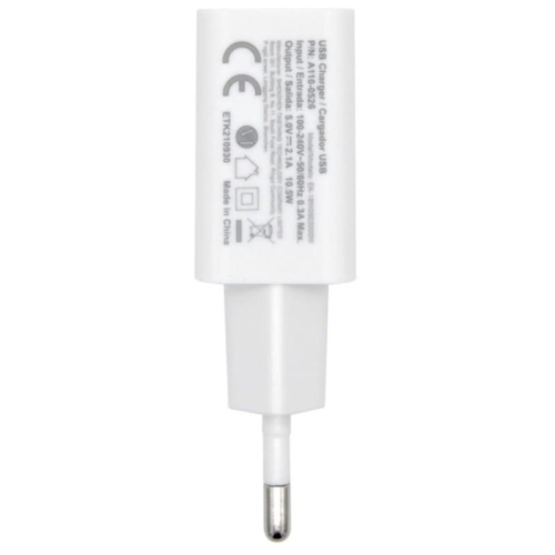 CARREGADOR USB ALTA EFICIENCIA AISENS BRANCO
