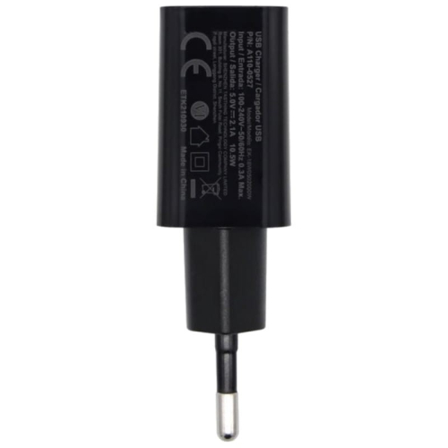 CARREGADOR USB ALTA EFICIENCIA AISENS PRETO