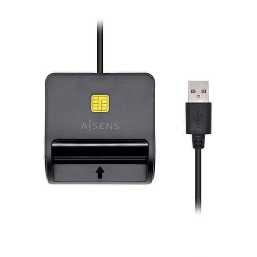 LEITOR CARTÕES DNI AISENS ASCR-SN01-BK PRETO