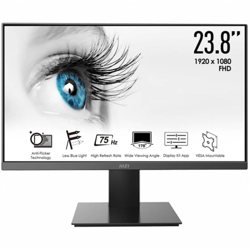 MONITOR LED 23.8"MONITOR MSI PRO MP241X PRETO