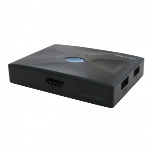 ADAPTADOR SWITCH 4K HDMI 2 PTOS APPKVHDMI2P APPROX
