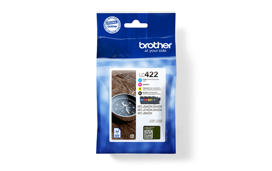 BROTHER TINTEIRO PACK 4 LC422