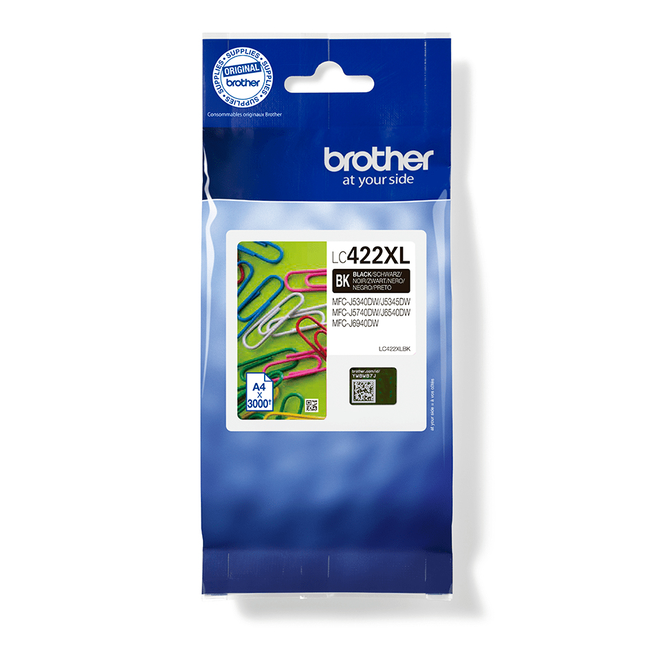 BROTHER TINTEIRO PRETO XL LC422