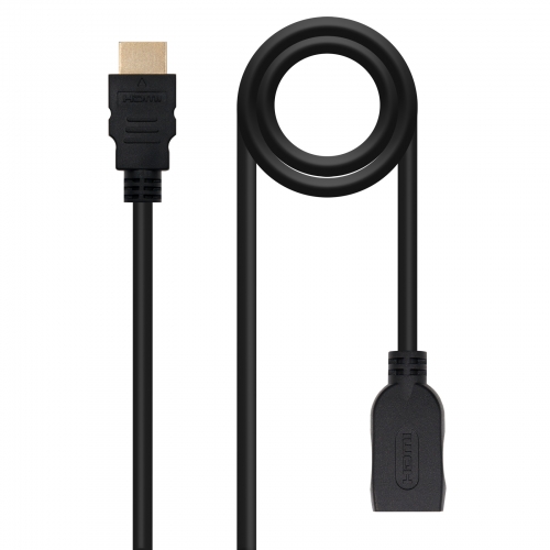 CABO HDMI 2.0 A HDMI-A NANOCABLE 1M PRETO